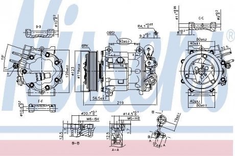 Компрессор кондиционера NISSENS 89404