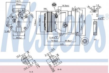 Компресор кондиціонера NISSENS 89587