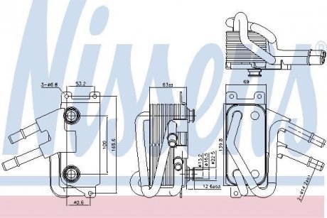 Радиатор масла NISSENS 90839