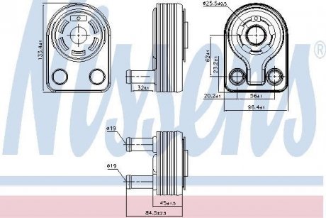 Радиатор масла NISSENS 90971