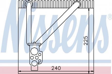 Испаритель кондиционера NISSENS 92164