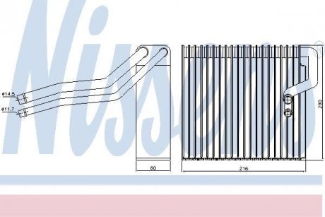 Испаритель, кондиционер NISSENS 92184