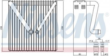 Испаритель, кондиционер NISSENS 92234