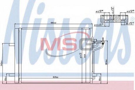 Радиатор кондиционера NISSENS 940183