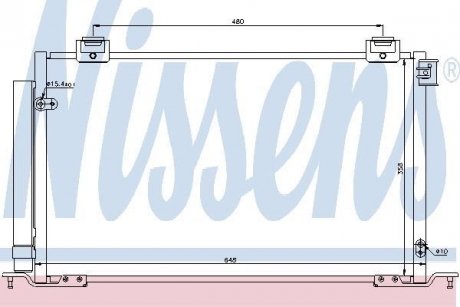 Радиатор кондиционера NISSENS 940200