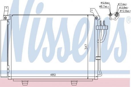 Радиатор кондиционера NISSENS 940205