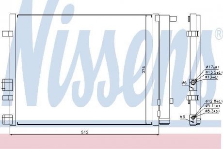 Радиатор кондиционера NISSENS 940224