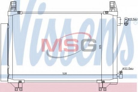 Радиатор кондиционера NISSENS 940270