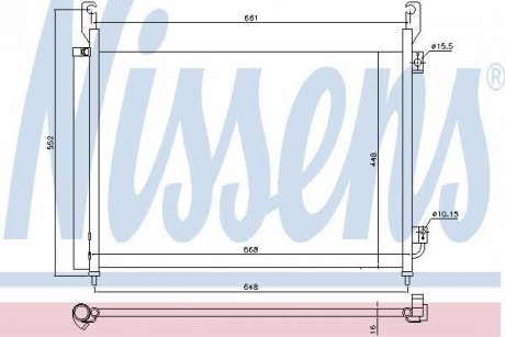 Радиатор кондиционера NISSENS 940316