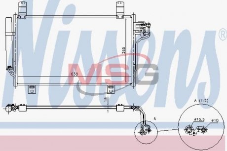 Радиатор кондиционера NISSENS 940327