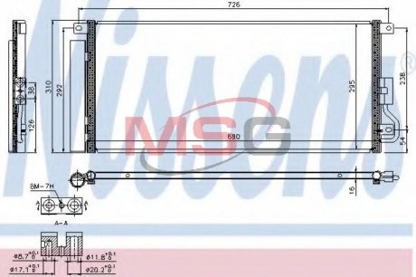 Конденсатор, кондиционер NISSENS 940390