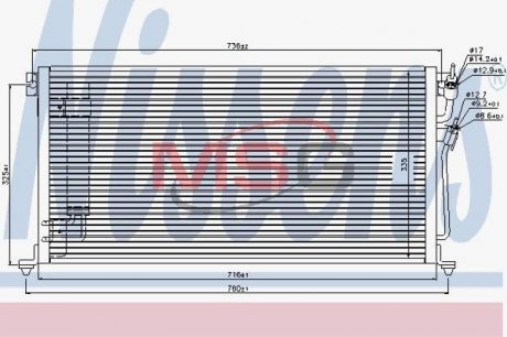 Радиатор кондиционера NISSENS 940439