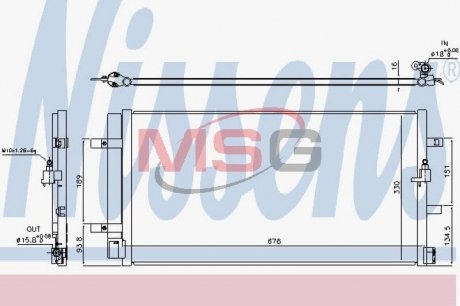 Радіатор кондиціонера VAG (вир-во) NISSENS 940453