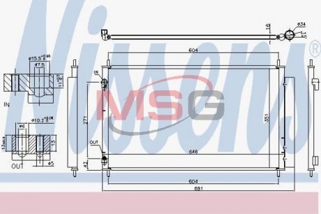 Радіатор кондиціонера First Fit NISSENS 940489