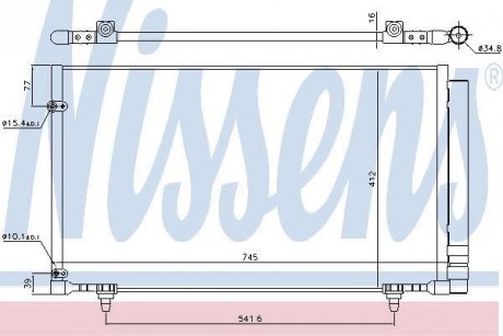 Конденсер кондиціонера NISSENS 940497