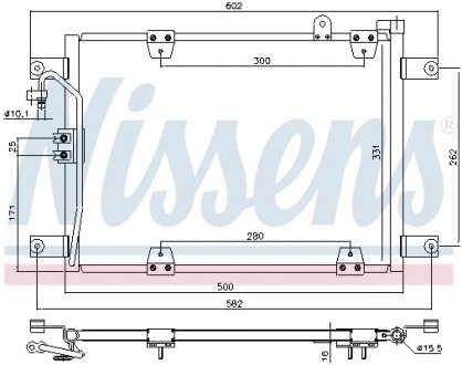 Радиатор кондиционера NISSENS 940578 (фото 1)