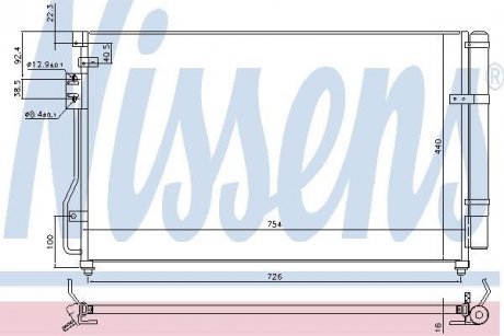 Конденсатор, кондиционер NISSENS 940630