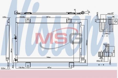 Радиатор кондиционера NISSENS 940640