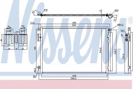 Радiатор кондицiонера NISSENS 940693