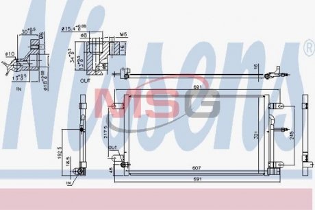 Радиатор кондиционера NISSENS 940694