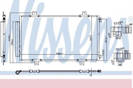 Радиатор кондиционера NISSENS 940746