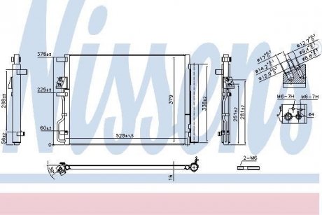 Радіатор кондиціонера NISSENS 940771