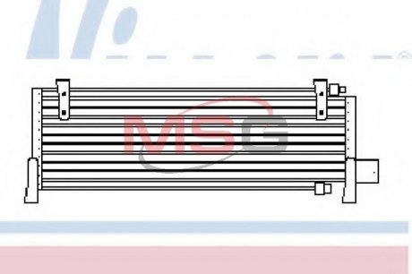 Радиатор кондиционера NISSENS 94460