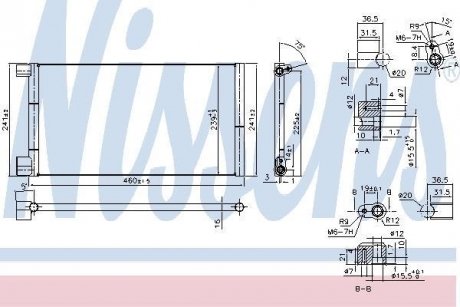 Радиатор кондиционера NISSENS 94785