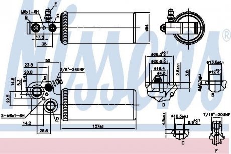 Осушитель кондиционера NISSENS 95037