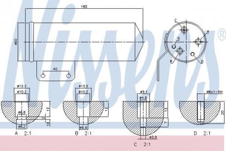 Осушувач кондиціонера NISSENS 95193