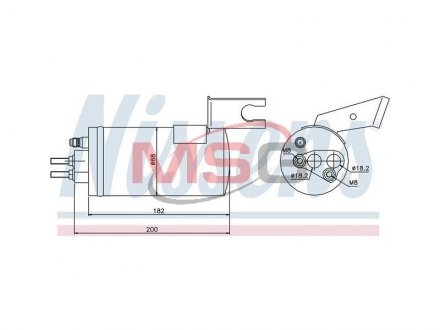 Осушитель кондиционера NISSENS 95368