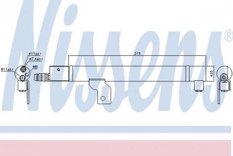 Осушитель кондиционера NISSENS 95491