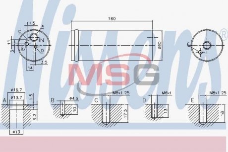 Осушувач,кондиціонер NISSENS 95524