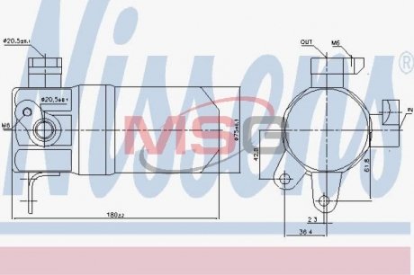 Осушувач кондиціонера NISSENS 95602
