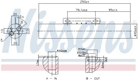 Осушитель кондиционера RENAULT NISSENS 95621