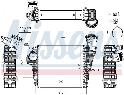 Интеркулер NISSENS 961426