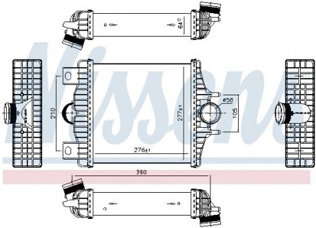 Інтеркулер NISSENS 961427