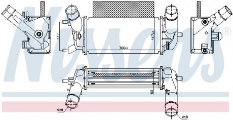 Интеркулер NISSENS 961486