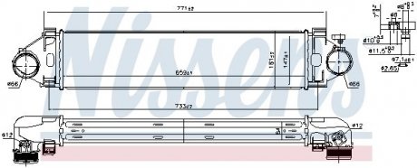 Інтеркулер VOLVO NISSENS 961501