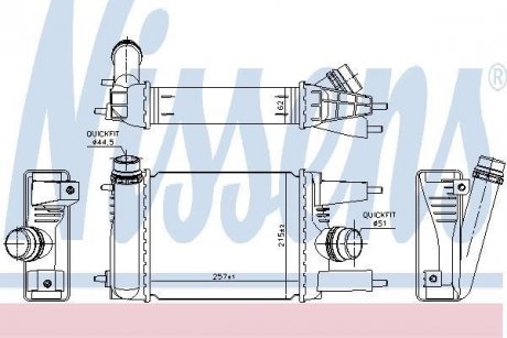 Интеркулер NISSENS 96153