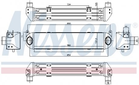 Интеркулер NISSENS 96243