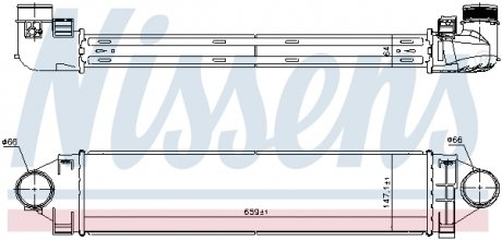 Интеркулер FORD S-MAX/MONDEO/GALAXY 2,2TDCI 10- NISSENS 96368