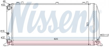 Радиатор интеркулера NISSENS 96373