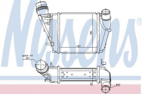 ИнтеркулерTWINGO 07-.. NISSENS 96410