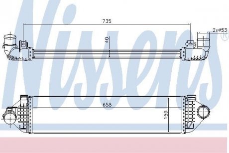 ИнтеркулерMONDEO 07 1,6T NISSENS 96473