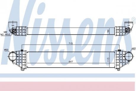 ИнтеркулерS40/V50 04 2,0D/D5 NISSENS 96474