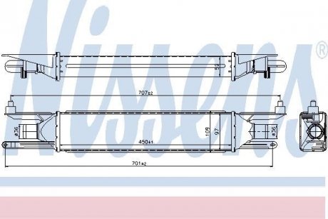 ИнтеркулерGR.PUNTO 05-1,3JTD.. NISSENS 96500