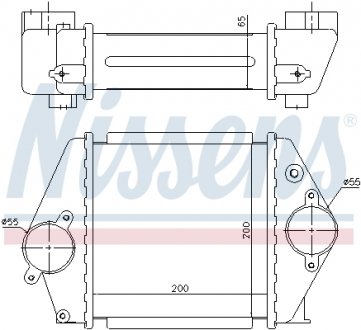 Інтеркулер MAZDA 6 (GG, GY) (02-) 2.0 DI (вир-во) NISSENS 96570