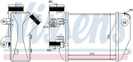 Интеркулер NISSENS 96576