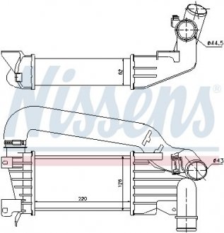 Інтеркулер NISSENS 96592